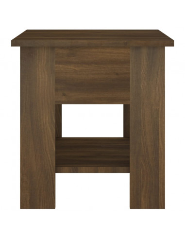 Tavolino da Salotto Marrone Rovere 40x40x42cm Legno Multistrato