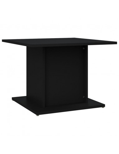 Tavolino da Salotto Nero 55,5x55,5x40 cm in Truciolato