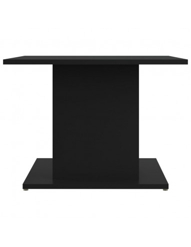 Tavolino da Salotto Nero 55,5x55,5x40 cm in Truciolato
