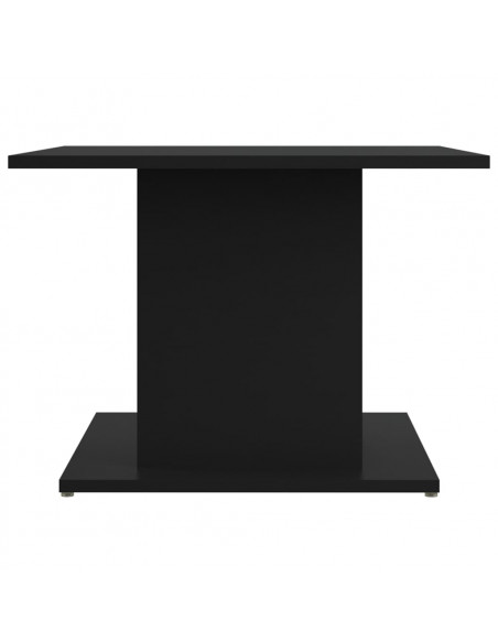 Tavolino da Salotto Nero 55,5x55,5x40 cm in Truciolato