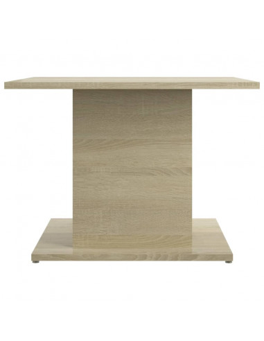 Tavolino da Salotto Rovere Sonoma 55,5x55,5x40 cm in Truciolato