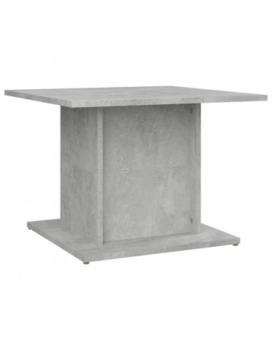 Tavolino da Salotto Grigio Cemento 55,5x55,5x40cm in Truciolato