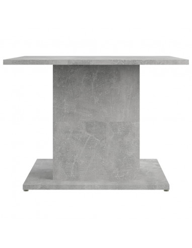 Tavolino da Salotto Grigio Cemento 55,5x55,5x40cm in Truciolato