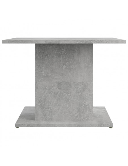 Tavolino da Salotto Grigio Cemento 55,5x55,5x40cm in Truciolato