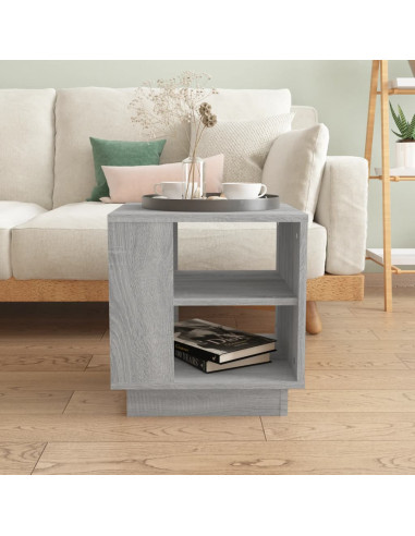 Tavolino da Salotto Grigio Sonoma 40x40x43 cm Legno Multistrato