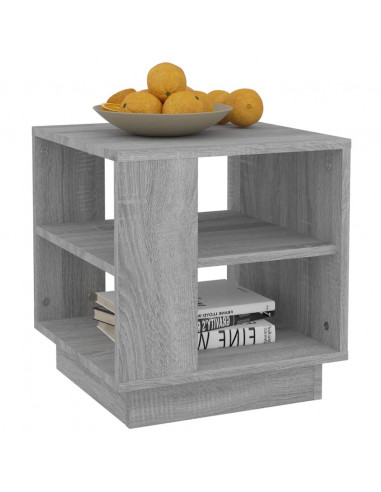 Tavolino da Salotto Grigio Sonoma 40x40x43 cm Legno Multistrato