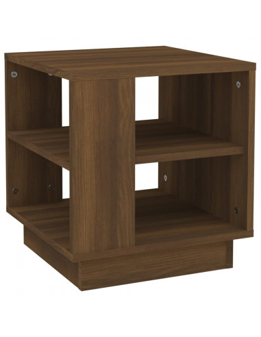 Tavolino da Salotto Rovere Marrone 40x40x43cm Legno Multistrato