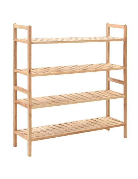 Scarpiera in Legno Massello di Noce 69x26x81 cm