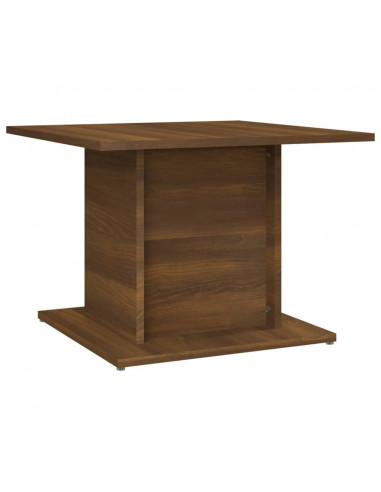 Tavolino da Salotto Rovere Marrone 55,5x55,5x40cm in Truciolato