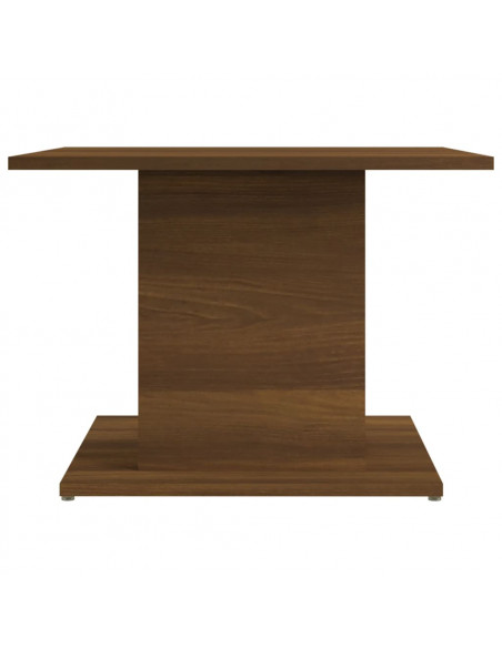 Tavolino da Salotto Rovere Marrone 55,5x55,5x40cm in Truciolato