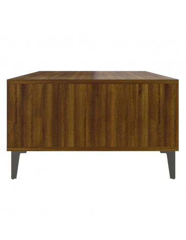 Tavolino da Salotto Rovere Marrone 103,5x60x35cm in Truciolato