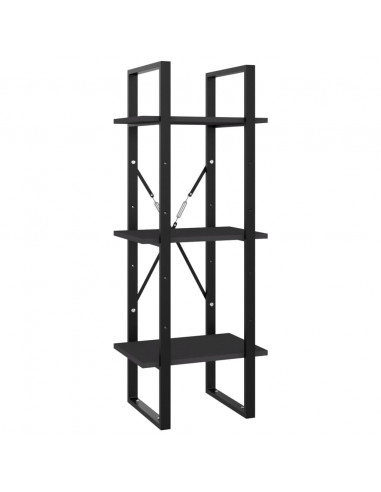 Libreria a 5 Ripiani Grigia 40x30x175 cm in Legno Multistrato