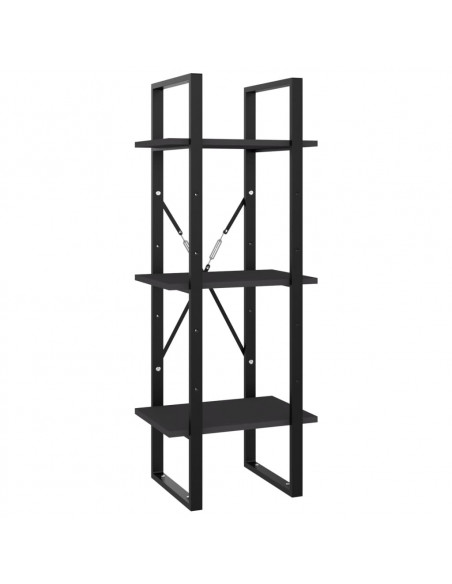 Libreria a 5 Ripiani Grigia 40x30x175 cm in Legno Multistrato