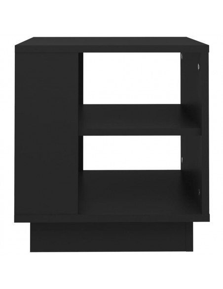 Tavolino da Salotto Nero 40x40x43 cm in Legno Multistrato