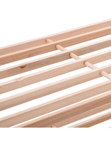 Scarpiera a 3 Livelli in Legno Massello di Abete