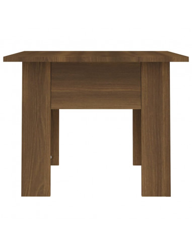 Tavolino da Salotto Rovere Marrone 55x55x42 cm in Truciolato