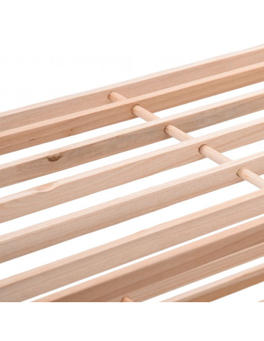 Scarpiera a 4 Livelli in Legno Massello di Abete