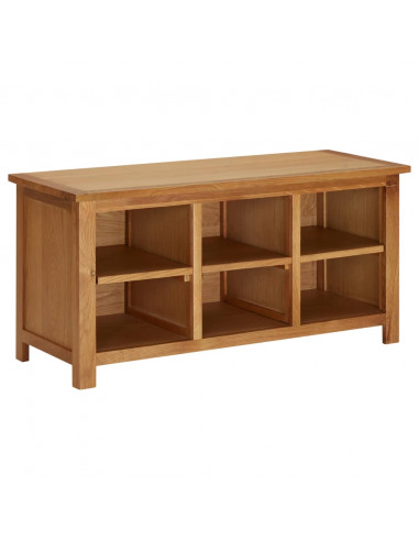Scarpiera 90x37x45 cm in Legno Massello di Rovere