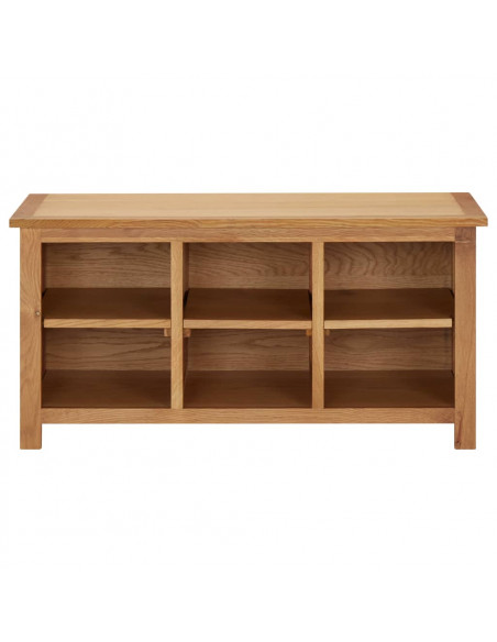 Scarpiera 90x37x45 cm in Legno Massello di Rovere