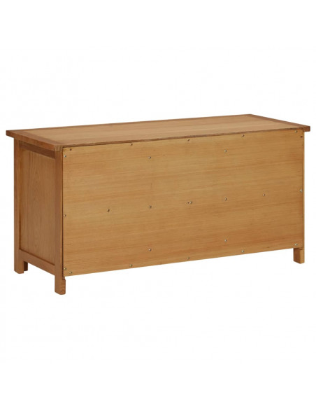 Scarpiera 90x37x45 cm in Legno Massello di Rovere