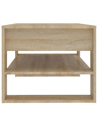 Tavolino da Salotto Rovere Sonoma 102x55x45cm Legno Multistrato