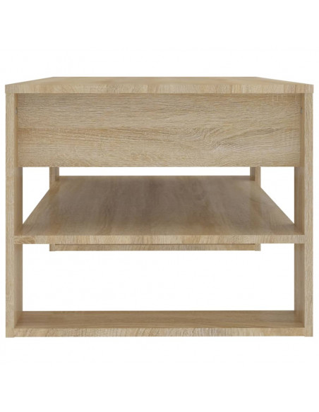 Tavolino da Salotto Rovere Sonoma 102x55x45cm Legno Multistrato