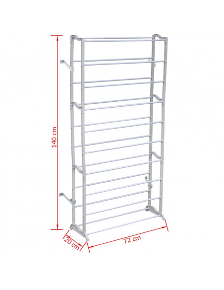 Scarpiera Portascarpe con 10 Scaffali