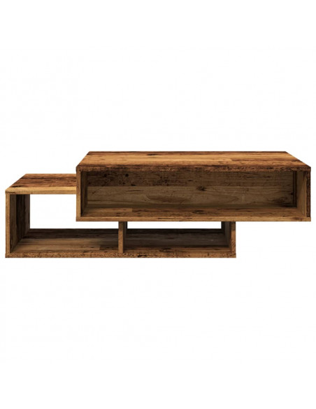 Tavolino da Salotto Legno Antico 105x55x32cm in Truciolato