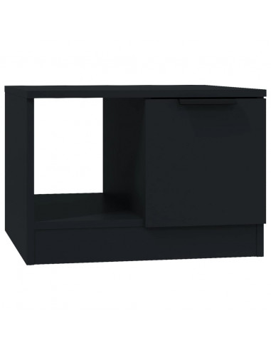 Tavolino da Salotto Nero 50x50x36 cm in Legno Multistrato