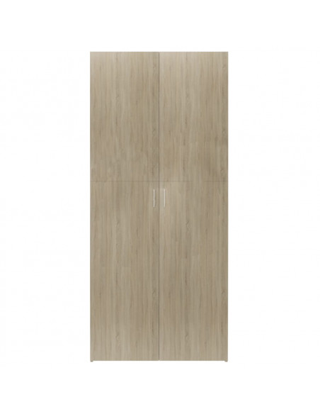 Scarpiera Rovere Sonoma 80x35,5x180 cm in Legno Multistrato