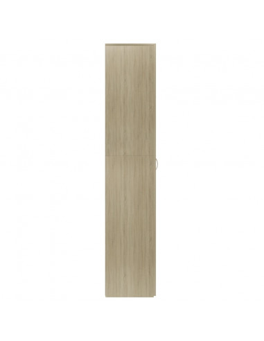 Scarpiera Rovere Sonoma 80x35,5x180 cm in Legno Multistrato
