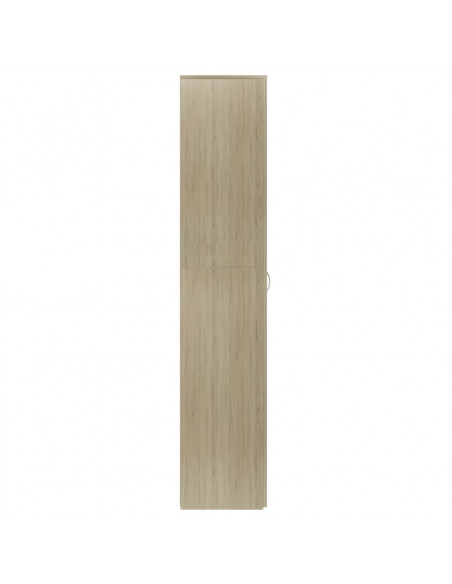 Scarpiera Rovere Sonoma 80x35,5x180 cm in Legno Multistrato