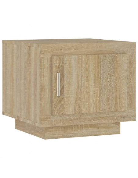 Tavolino da Salotto Rovere Sonoma 51x50x45cm Legno Multistrato