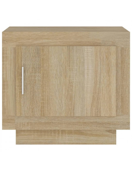 Tavolino da Salotto Rovere Sonoma 51x50x45cm Legno Multistrato