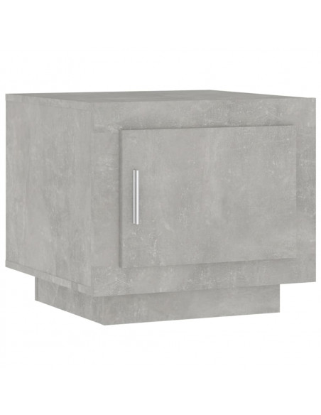 Tavolino da Salotto Grigio Cemento 51x50x45cm Legno Multistrato