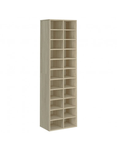 Scarpiera Rovere Sonoma 54x34x183 cm in Truciolato