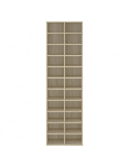 Scarpiera Rovere Sonoma 54x34x183 cm in Truciolato