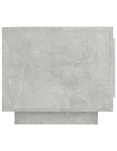 Tavolino Salotto Grigio Cemento 102x50x45 cm Legno Compensato