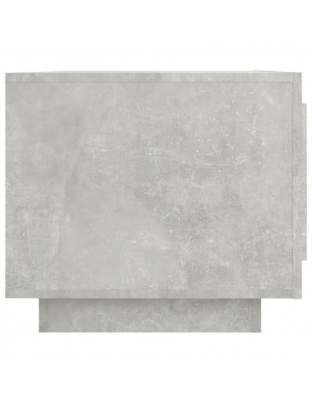 Tavolino Salotto Grigio Cemento 102x50x45 cm Legno Compensato