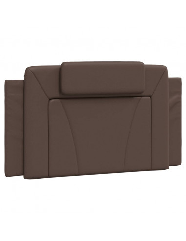 Giroletto con Luci LED Marrone 100x200 cm in Similpelle