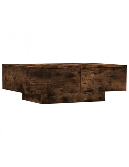 Tavolino da Salotto Rovere Fumo 90x60x31 cm Legno Multistrato