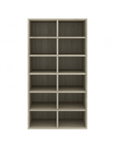 Scarpiera Rovere Sonoma 54x34x100,5 cm in Legno Multistrato