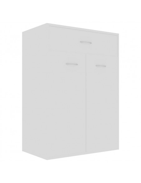 Scarpiera Bianca 60x35x84 cm in Legno Multistrato
