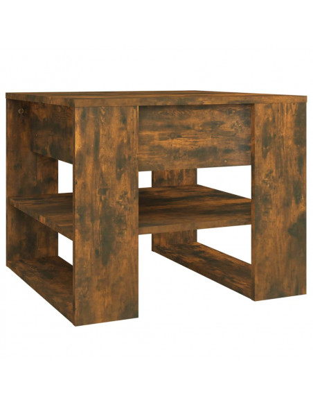Tavolino da Salotto Rovere 55,5x55x45 cm Legno Multistrato