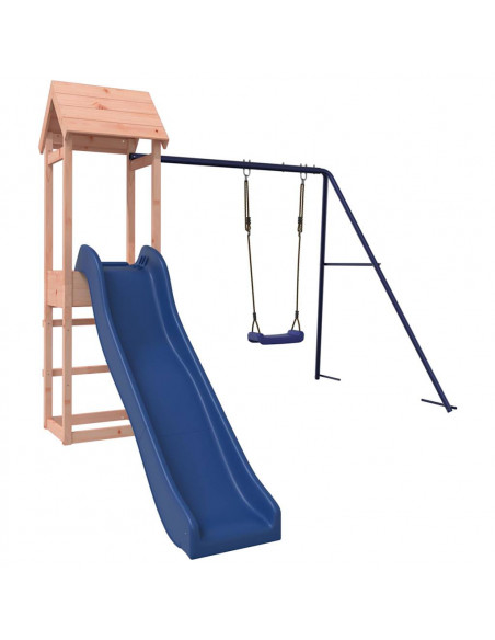 Set da Gioco da Esterno in Legno Massello di Douglas