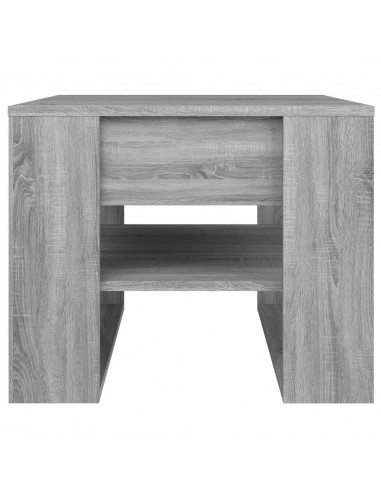 Tavolino Salotto Grigio Sonoma 55,5x55x45 cm Legno Multistrato