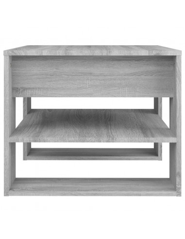 Tavolino Salotto Grigio Sonoma 55,5x55x45 cm Legno Multistrato