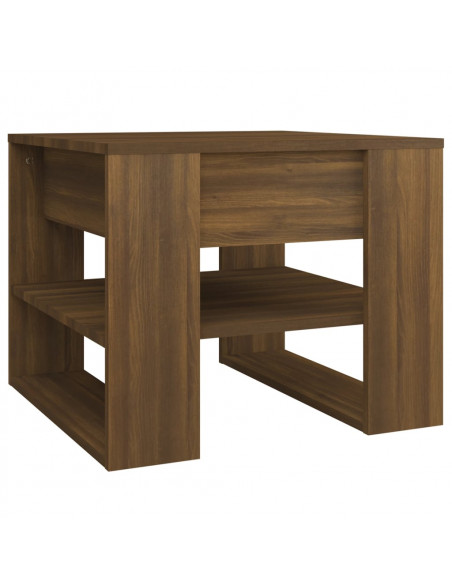 Tavolino da Salotto Marrone 55,5x55x45 cm Legno Multistrato