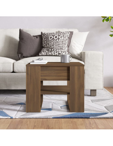 Tavolino da Salotto Marrone 55,5x55x45 cm Legno Multistrato