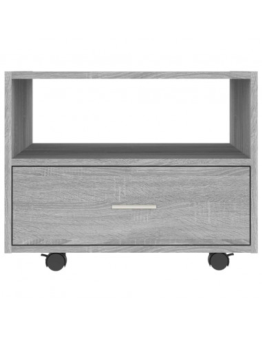 Tavolino da Salotto Grigio Sonoma 55x55x40 cm Legno Multistrato